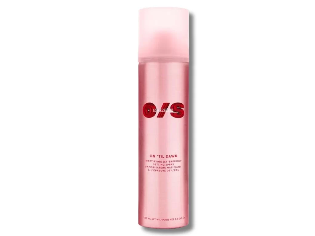 While we don&rsquo;t condone sleeping with your makeup on, Tia relies on this setting spray for ultimate staying power. Picture: Sephora