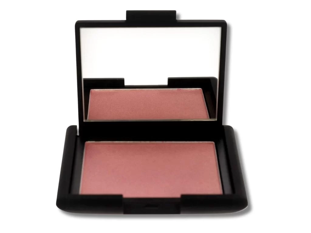 To replicate Tia&rsquo;s subtle cheek glow, you&rsquo;ll need this NARS blush in Orgasm. Picture: Amazon Australia