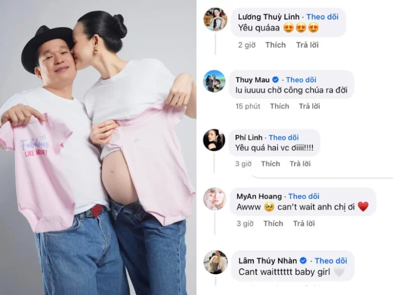 D&agrave;n hoa - &aacute; hậu, sao Việt h&agrave;o hứng đ&oacute;n chờ c&ocirc;ng ch&uacute;a nhỏ.