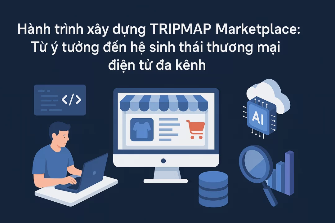 Hành trình xây dựng TRIPMAP Marketplace: Từ ý tưởng đến hệ sinh thái thương mại điện tử đa kênh