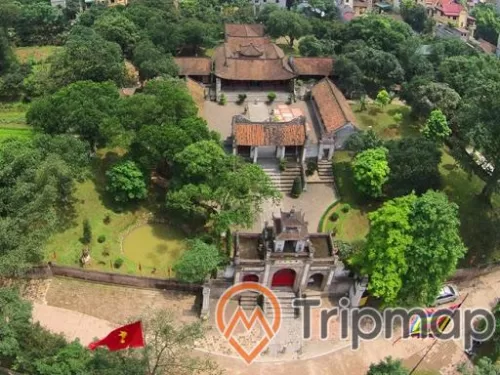 thành cổ loa, ảnh chụp ngoai trời, từ trên cao